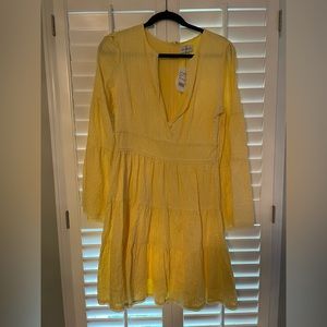 Yellow casual dress